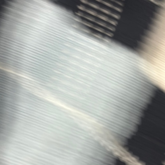 Brandy Melville Argyle Cardigan Sweater Knitwear Blue Black Pattern - Picture 4 of 4